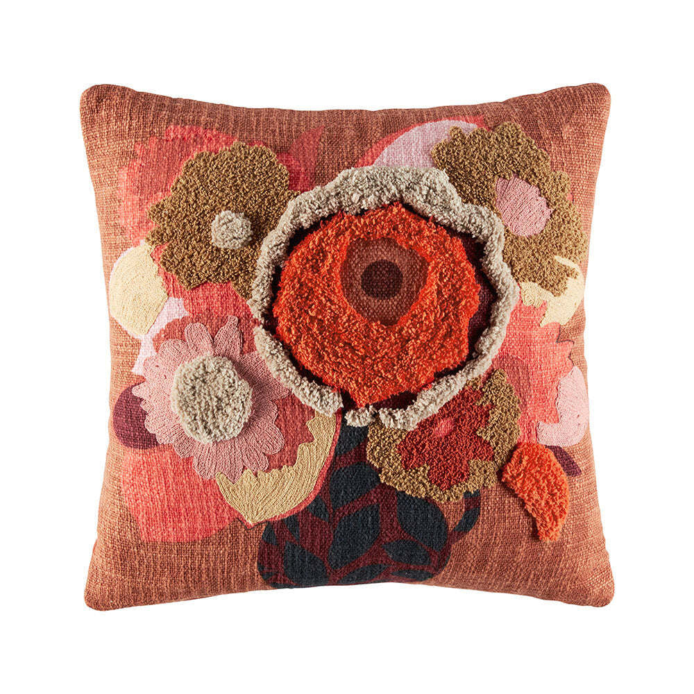 Kas Australia Florentina Filled Cushion Decor Square 50x50cm - Multi