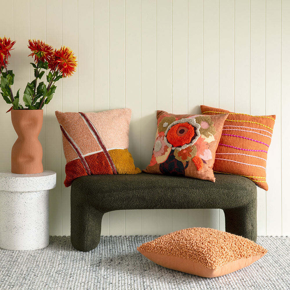 Kas Australia Florentina Filled Cushion Decor Square 50x50cm - Multi