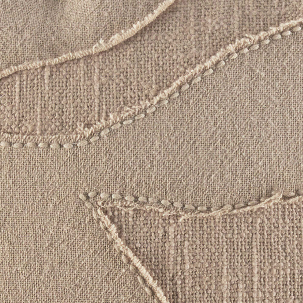 Kas Australia Heath Filled Cushion Decor Square 50x50cm - Fawn