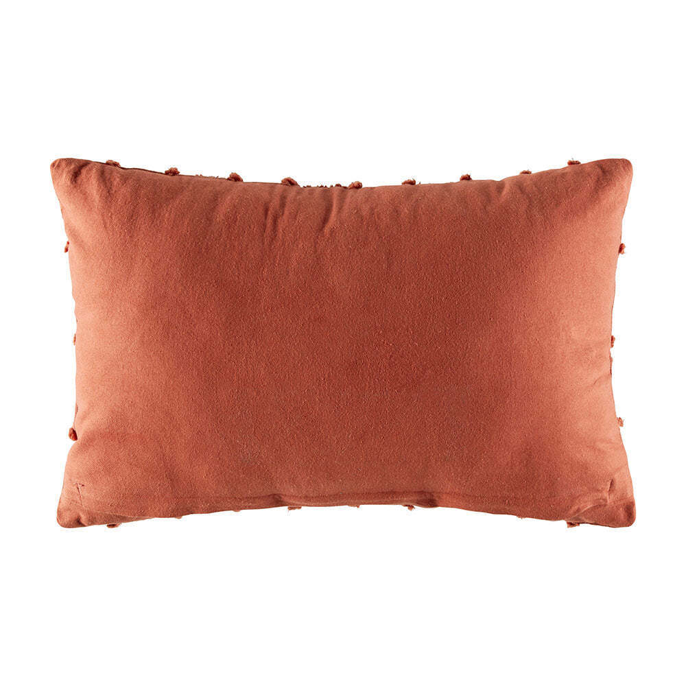 Kas Australia Jupe Filled Cushion Decor Rectangular 60x40cm - Brick