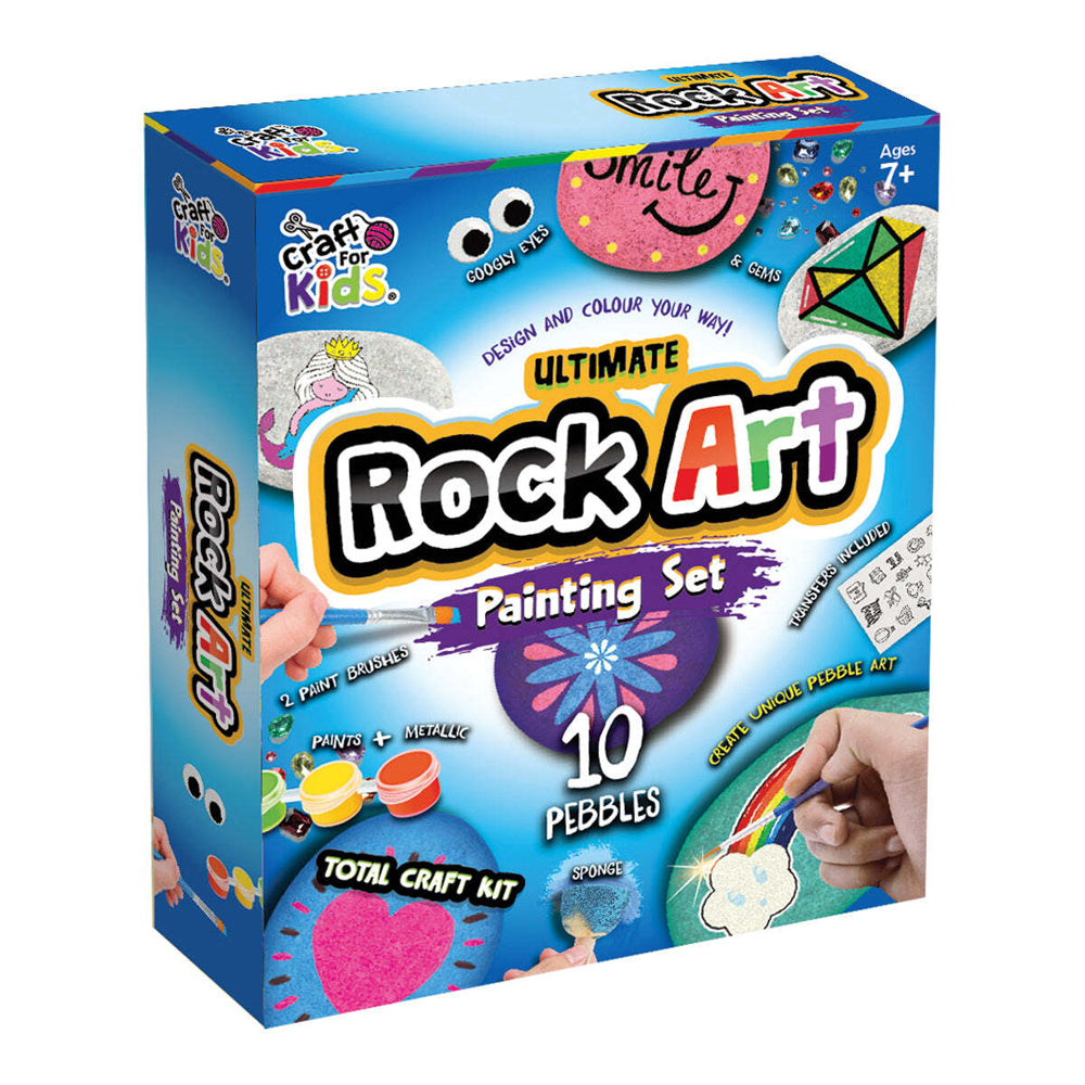 2PK Craft For Kids Ultimate Rock Painting Kids DIY Art Kit 8y+