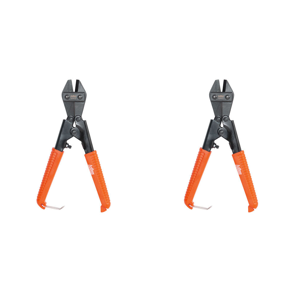 2PK AgBoss Construction and Framing Mini Bolt Wire Cutter 20cm Orange Black