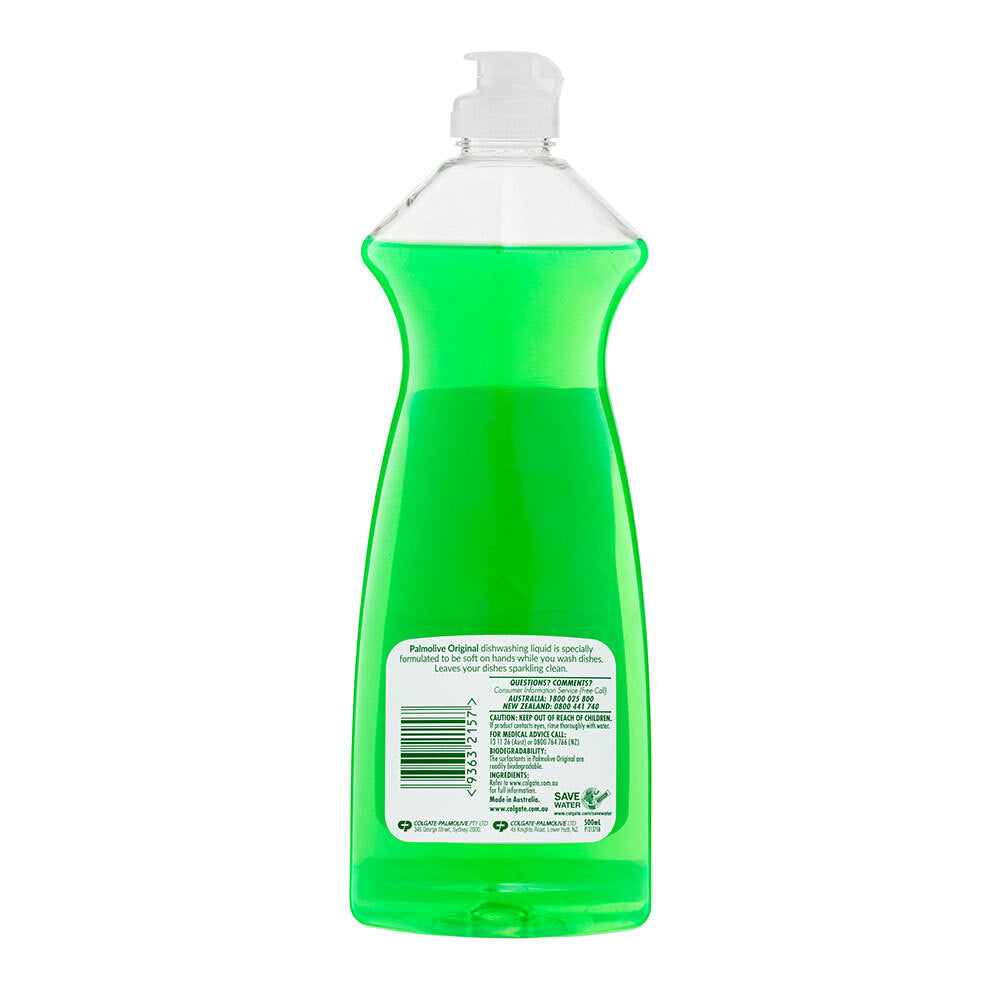 12PK Palmolive 500ml Original Dishwashing Liquid