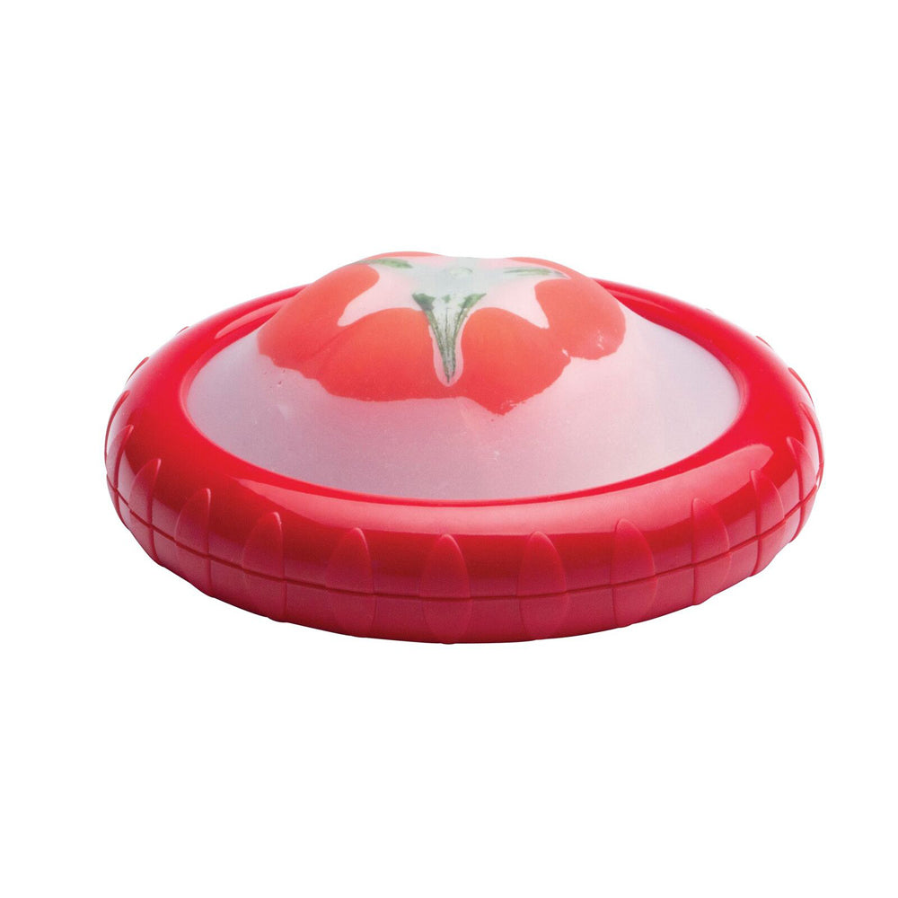 3PK Cuisena 13cm Fresh Fruit/Veggie Keeper Silicone Pod - Red