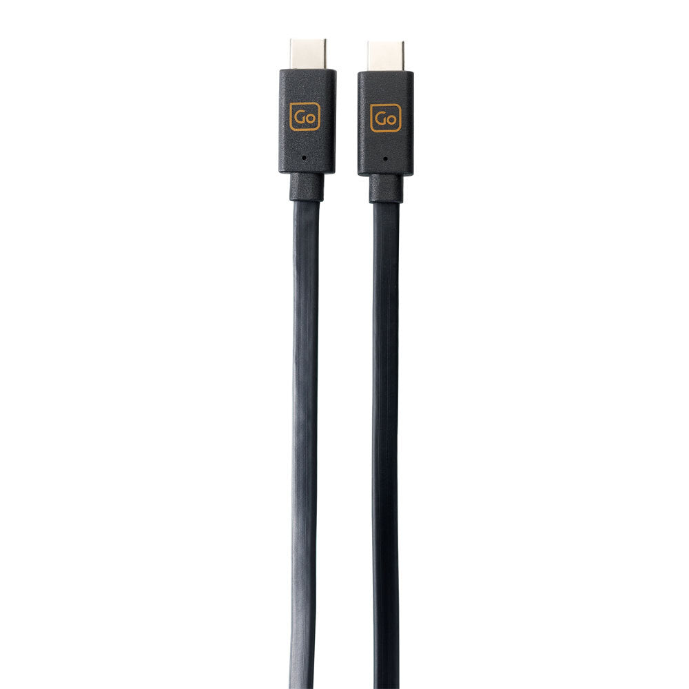 2PK Go Travel Dual USB-C Cable - Black