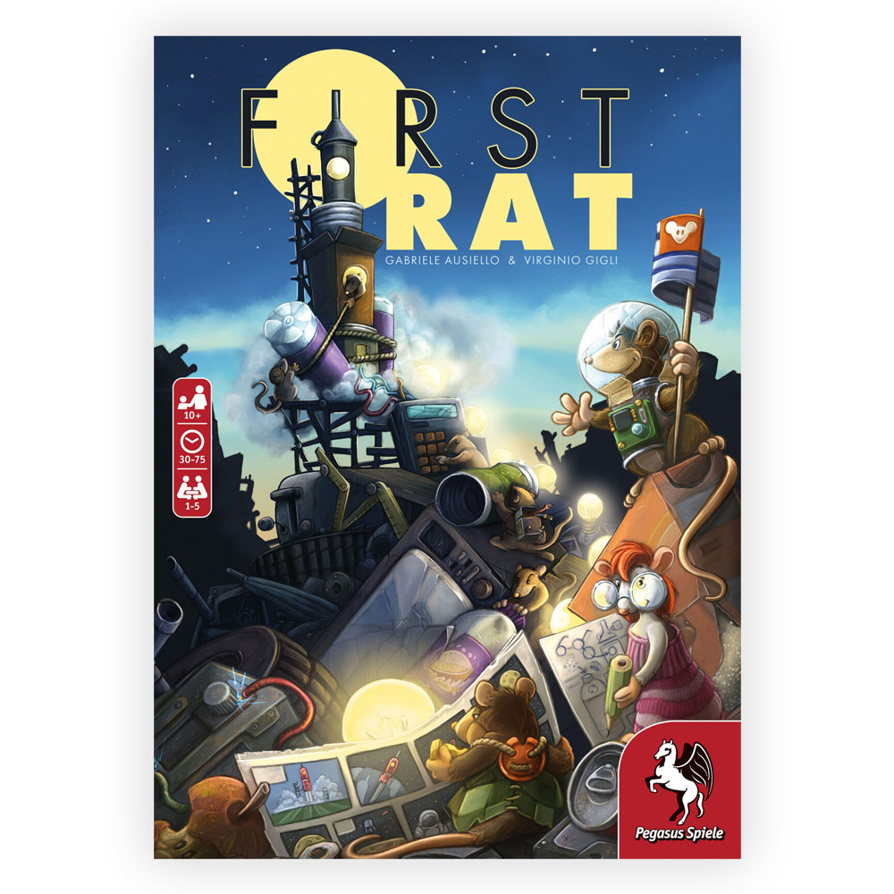 Pegasus Spiele First Rat Tabletop Party Board Game 10y+