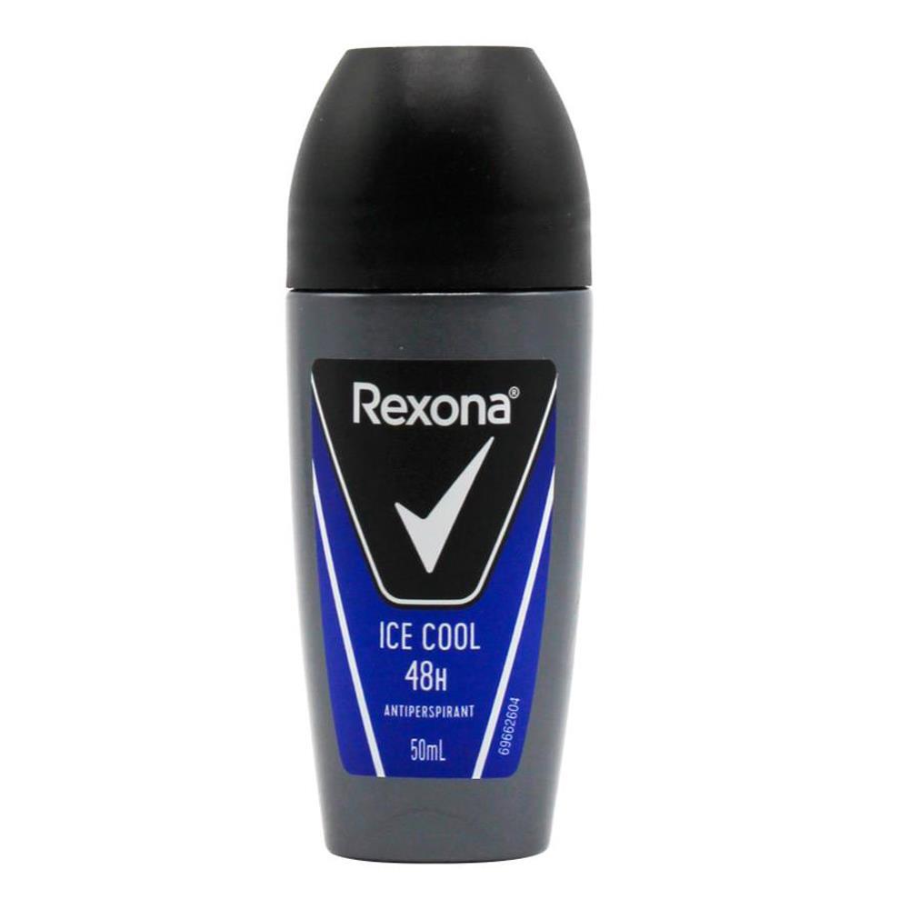 12PK Rexona 50ml Antiperspirant Mens Roll On 48h Deodorant Ice Cool