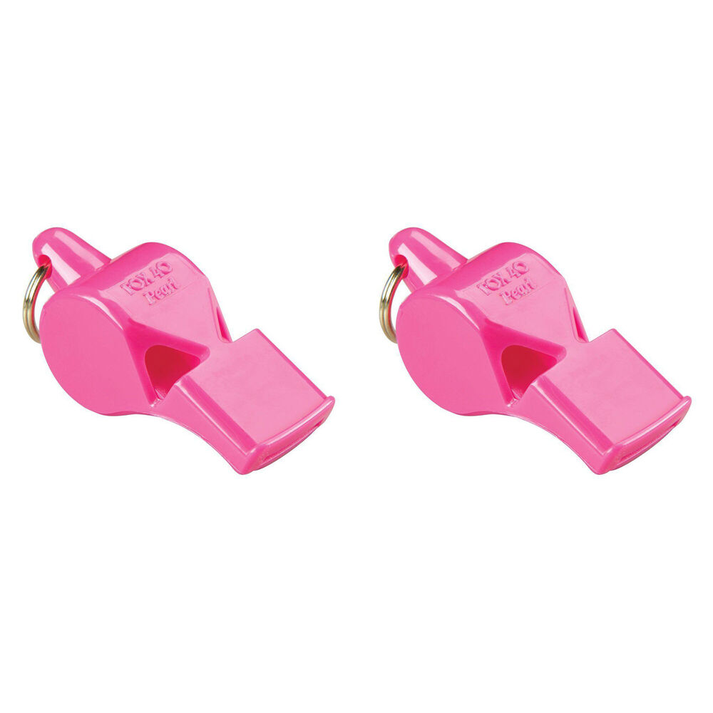 2PK Fox 40 Summit Pearl Whistle Outdoor Sports Accessory Pink