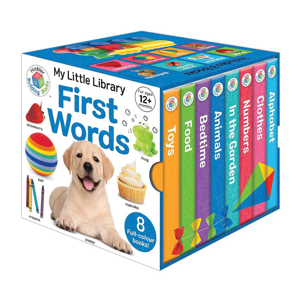 2PK Hinkler Building Blocks My Little Library First Words Book Set 12m+