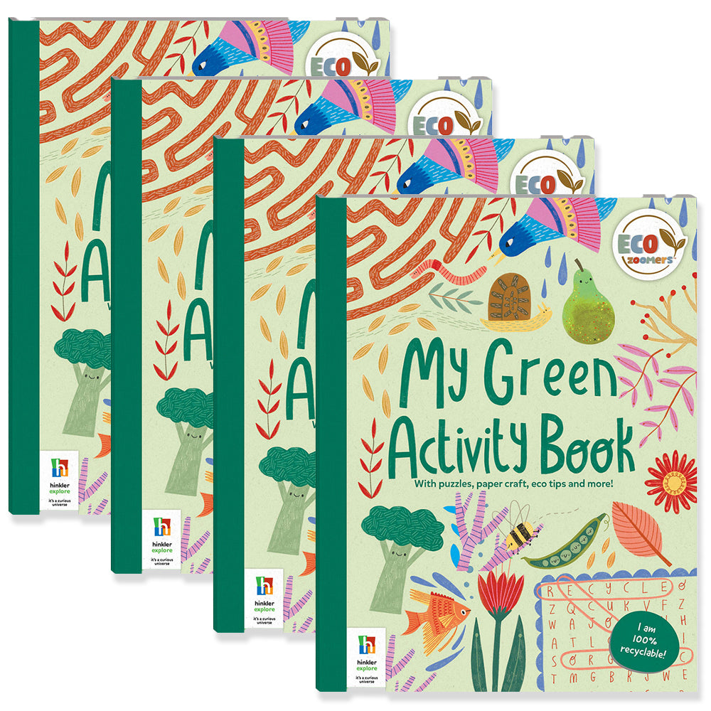 4x Building Blocks Eco Zoomers My Green Childrens Activity Book 5y+