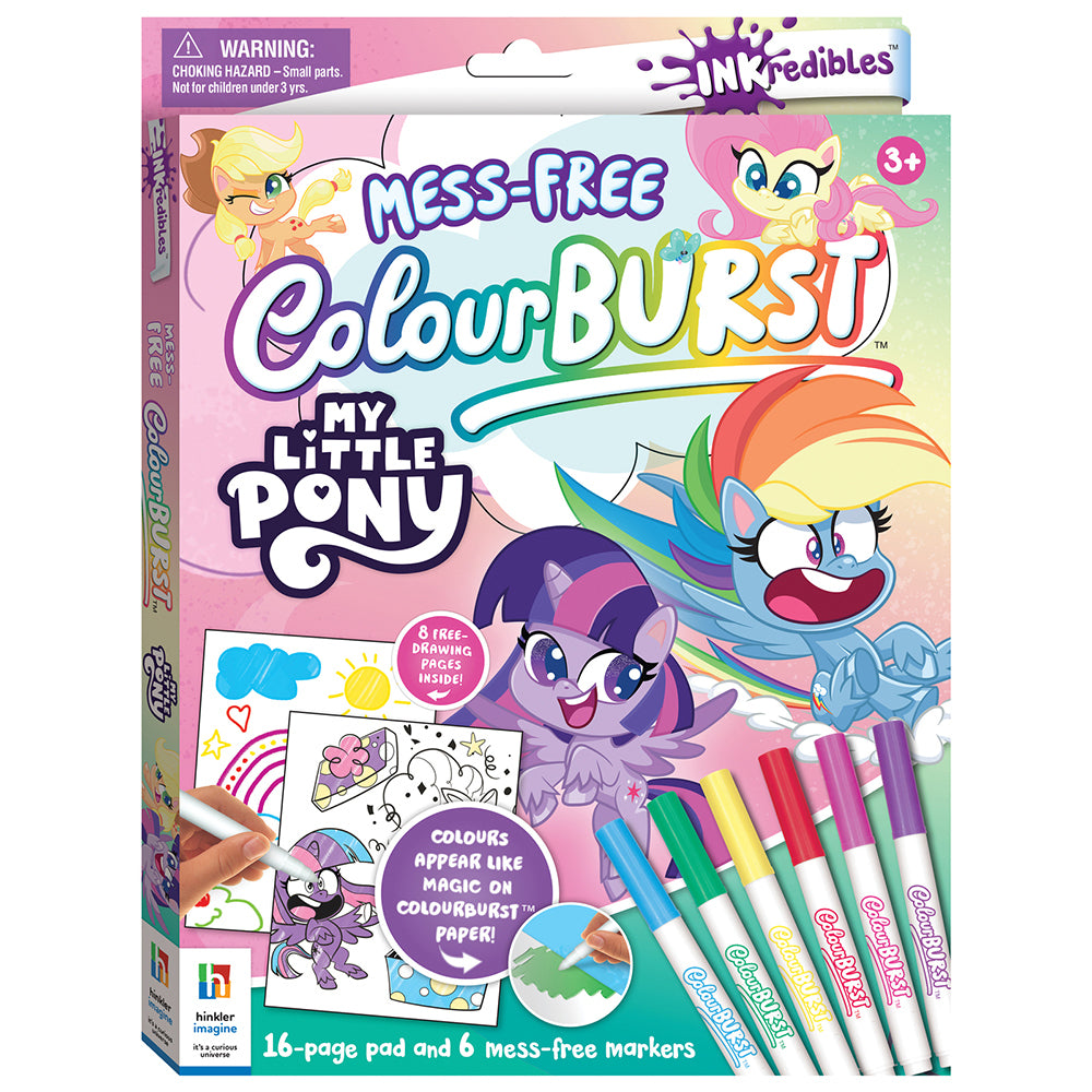 2x Inkredibles Colour Burst My Little Pony Colouring Activity Kit 3y+