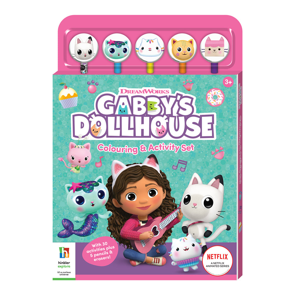 2PK Kaleidoscope Gabby's Dollhouse Colouring & Activity Set Kids 3y+