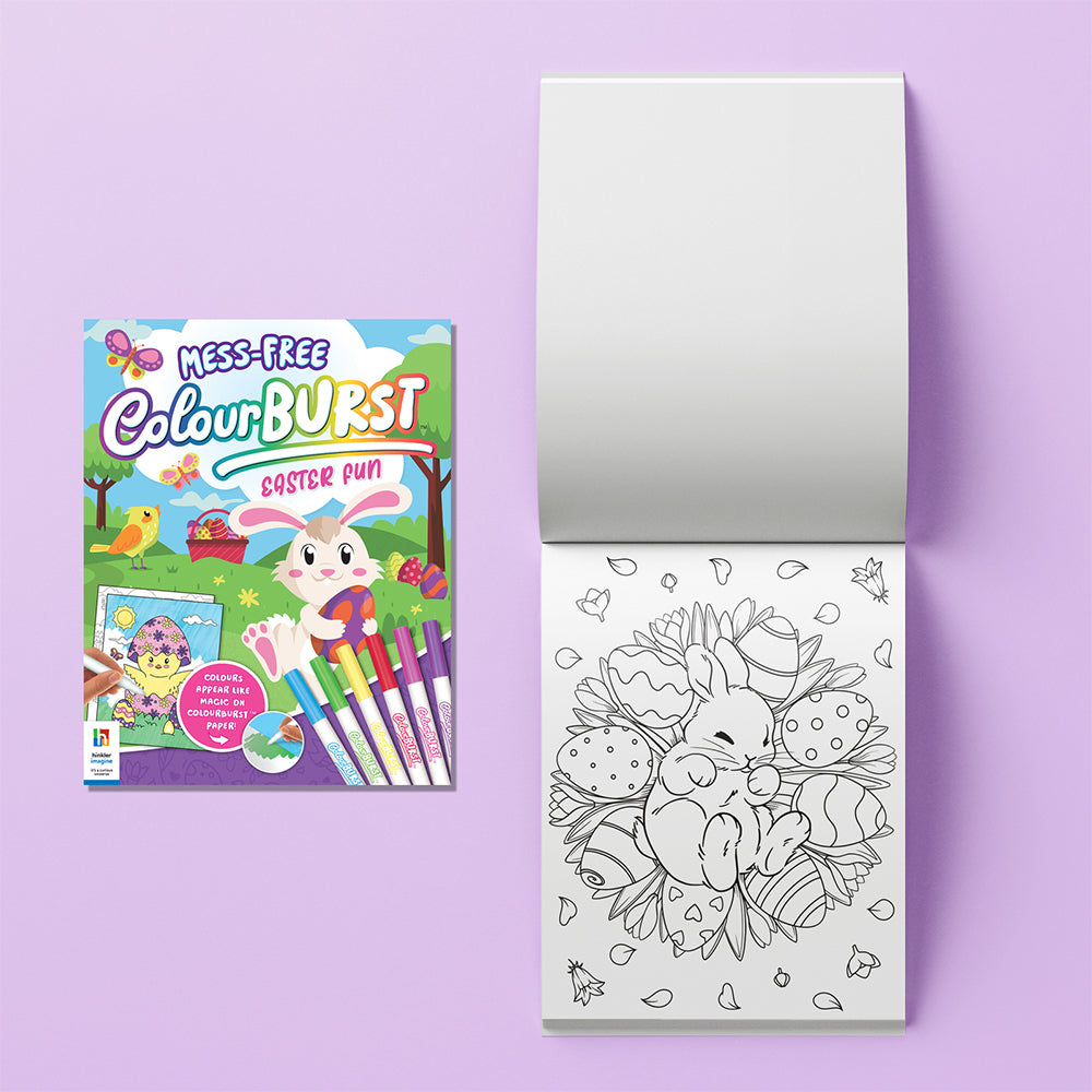 2x Inkredibles Colour Burst Easter Fun Colouring Activity Kit 3y+