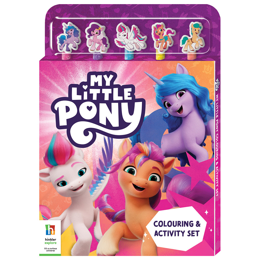 3x Kaleidoscope My Little Pony Colouring & Activity Set Kids Book 3y+