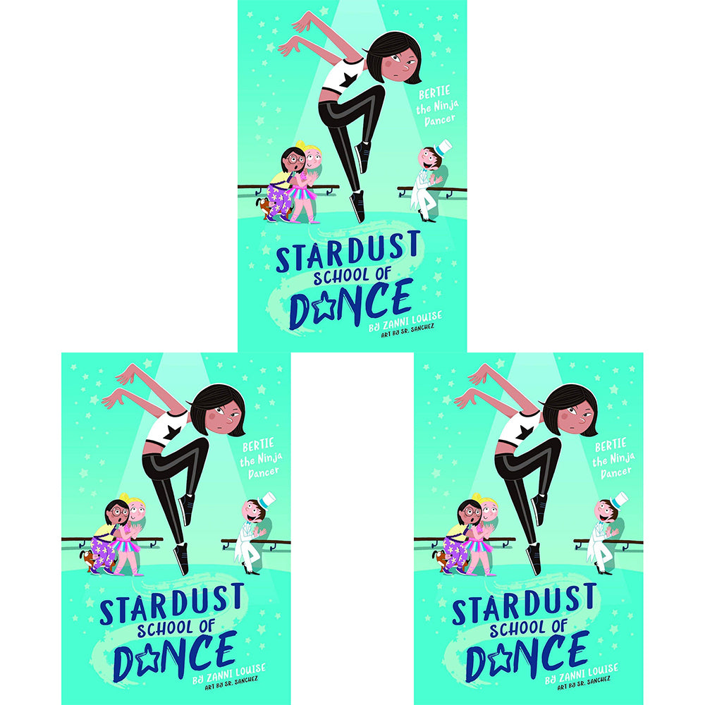 3PK Stardust School Of Dance Bertie The Ninja Dancer Kids Book 6-8y