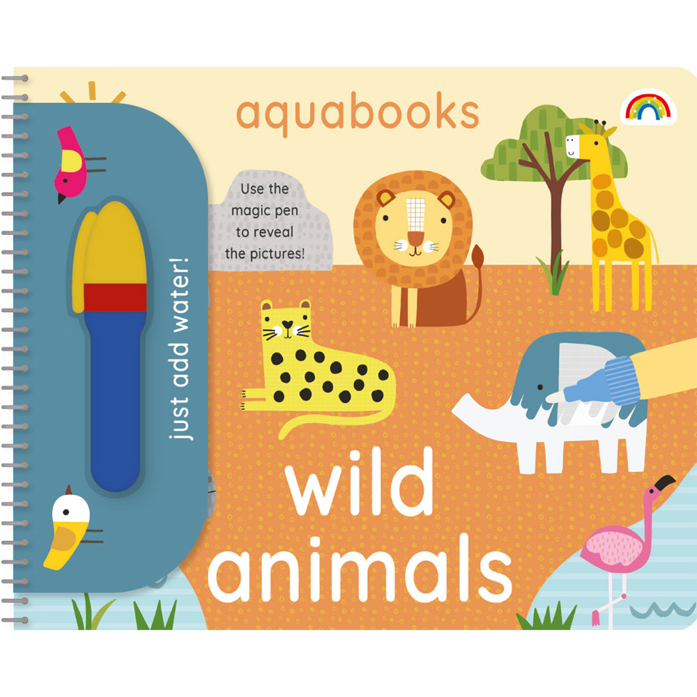 2PK Really Decent Books Aquabooks Kids/Children Activity Book Wild Animals 3y+