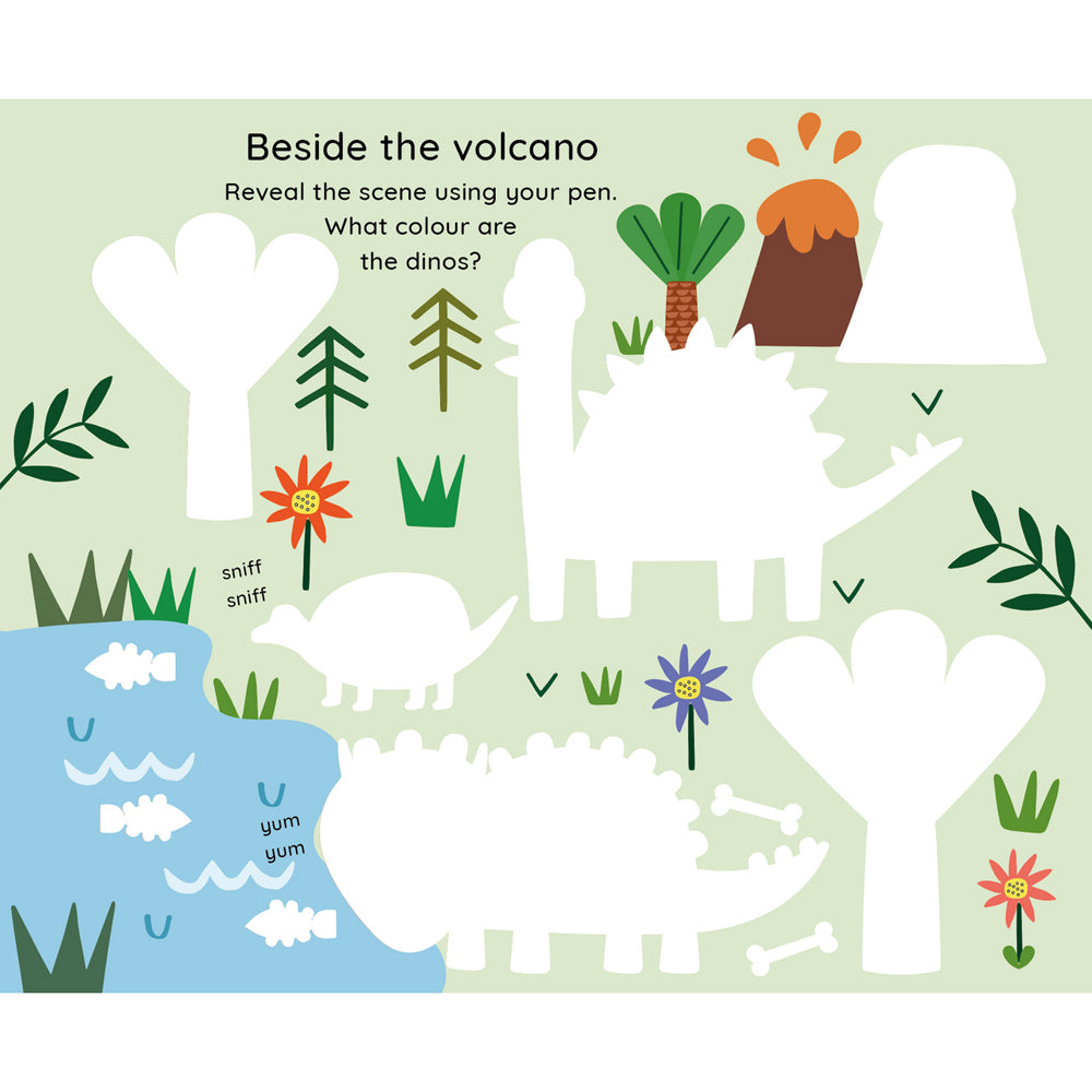 2PK Really Decent Books Aquabooks Kids/Children Activity Book Dinosaur 3y+