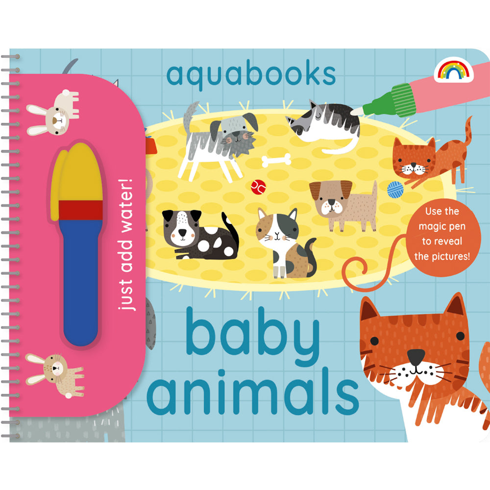 2PK Really Decent Books Aquabooks Kids/Children Activity Book Baby Animals 3y+
