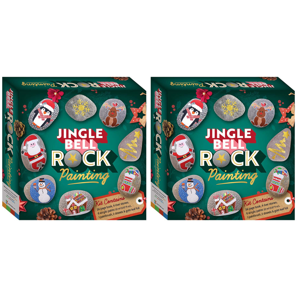 2x Craft Maker Jingle Bell Rock Painting Craft Activity Kit