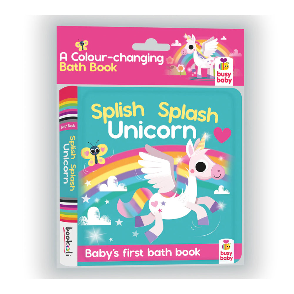 3PK Bookoli Bath Book Colour Magic Unicorns Kids Activity