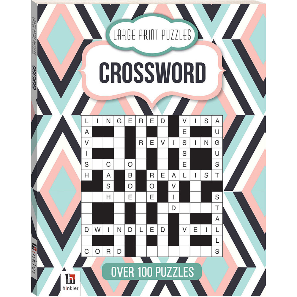 3x Solve It! Large Print Puzzles: Crossword Series 4 Adult Puzzle Book