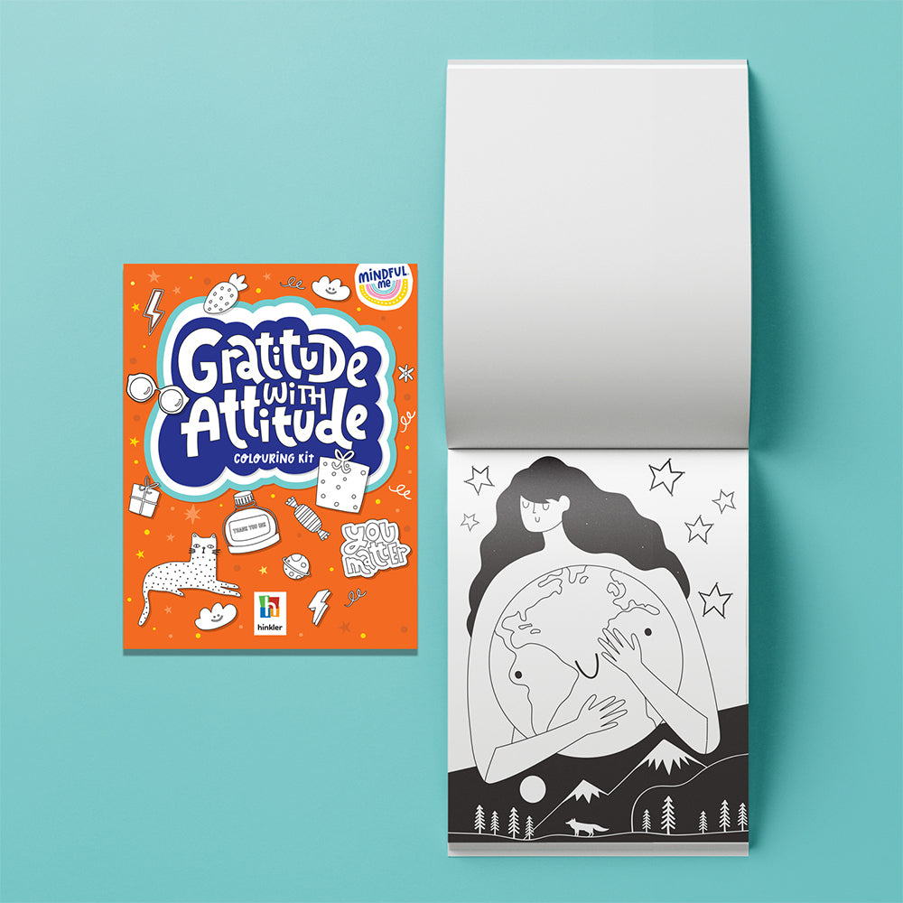 2x Elevate Mindful Me Gratitude with Attitude Colouring Activity Kit 6y+