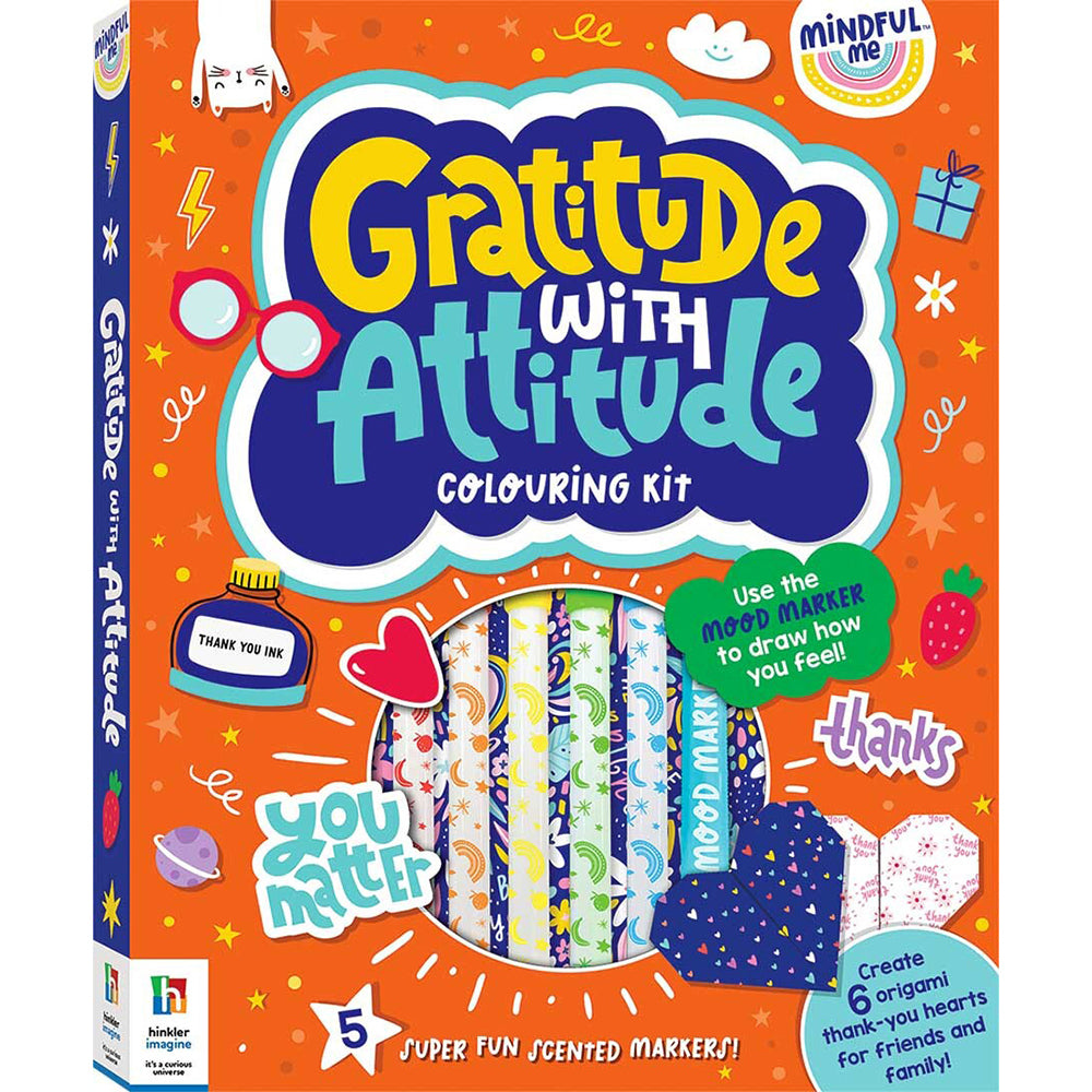 2x Elevate Mindful Me Gratitude with Attitude Colouring Activity Kit 6y+