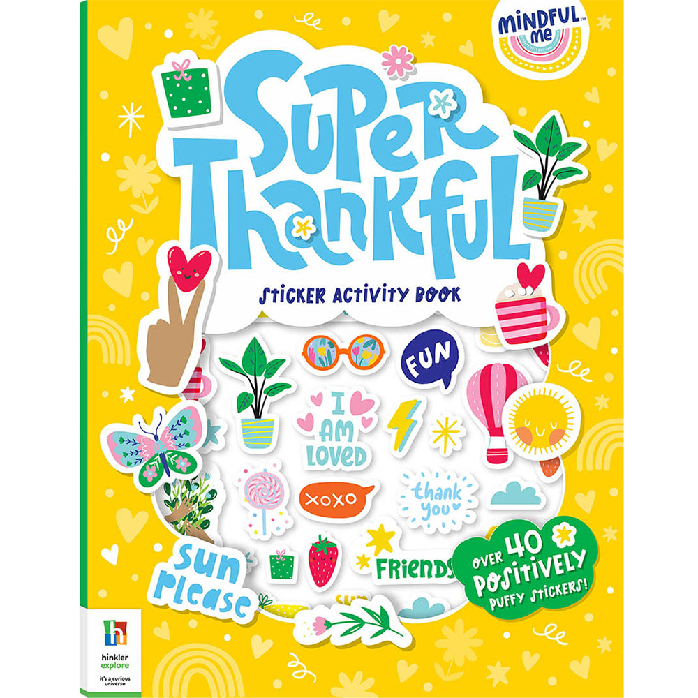 4x Elevate Mindful Me Super Thankful Sticker Activity Book 6y+