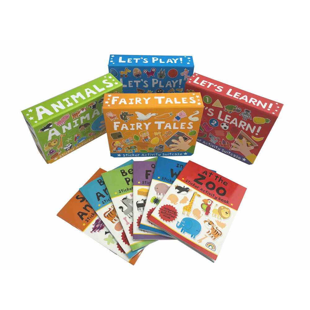 Really Decent Books Sticker Activity Suitcase - Fairytales 3y+ Fun Book For Kids