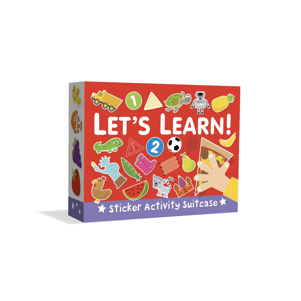 Really Decent Books Sticker Activity Suitcase - Let's Learn 3y+ Fun For Kids