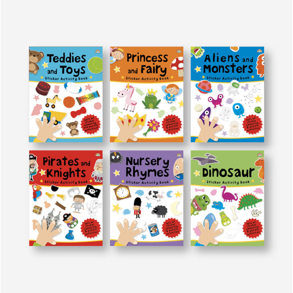 Really Decent Books Sticker Activity Suitcase - Let's Play 3y+ Fun For Kids