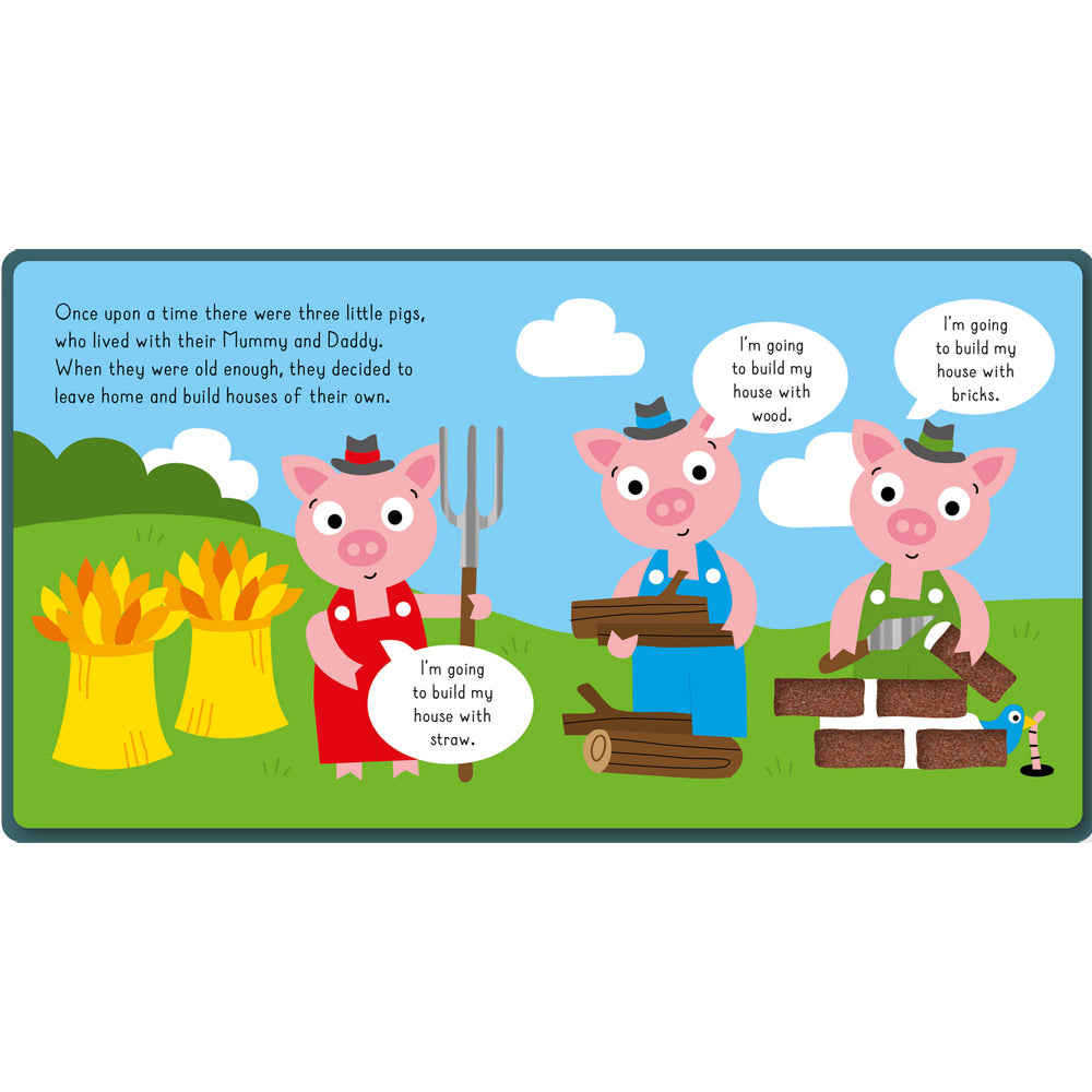 2PK Really Decent Books Touchy Feely Tales Three Little Pigs 1y+