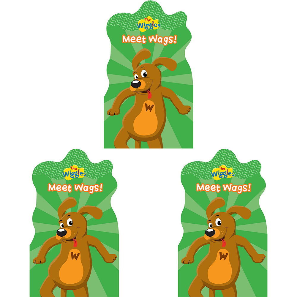 3PK The Wiggles Meet Wags Kids Board Book 0-3y