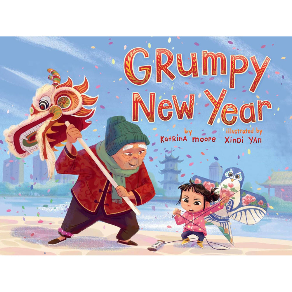 2PK Grumpy New Year Kids Bedtime Story Picture Book 3-8y