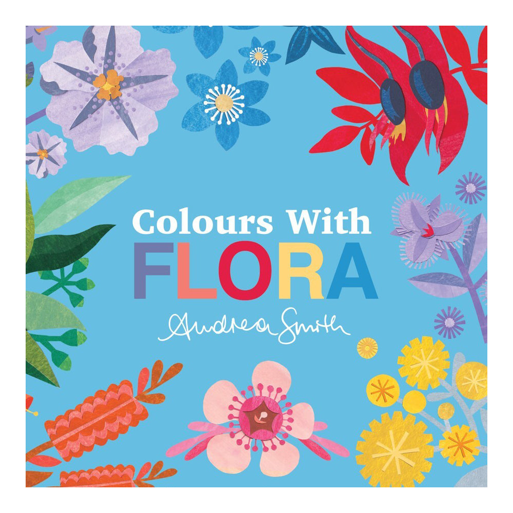 3PK Colours w/ Flora Kids Educational Board Book 0-3y