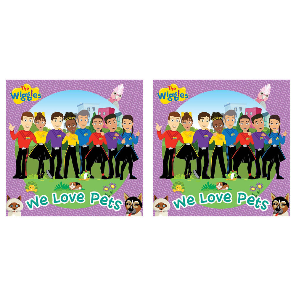 2PK The Wiggles We Love Pets Kids Picture Book 0-3y