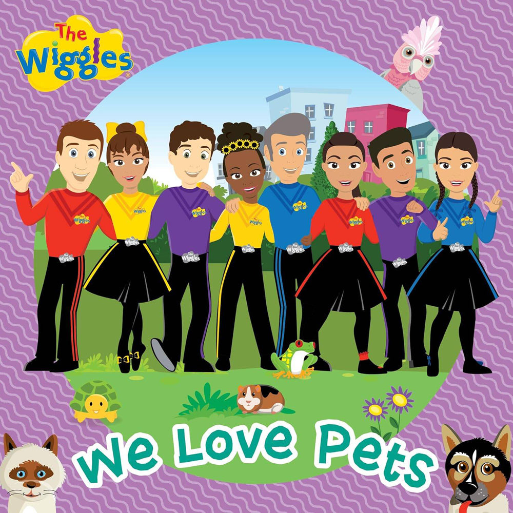 2PK The Wiggles We Love Pets Kids Picture Book 0-3y