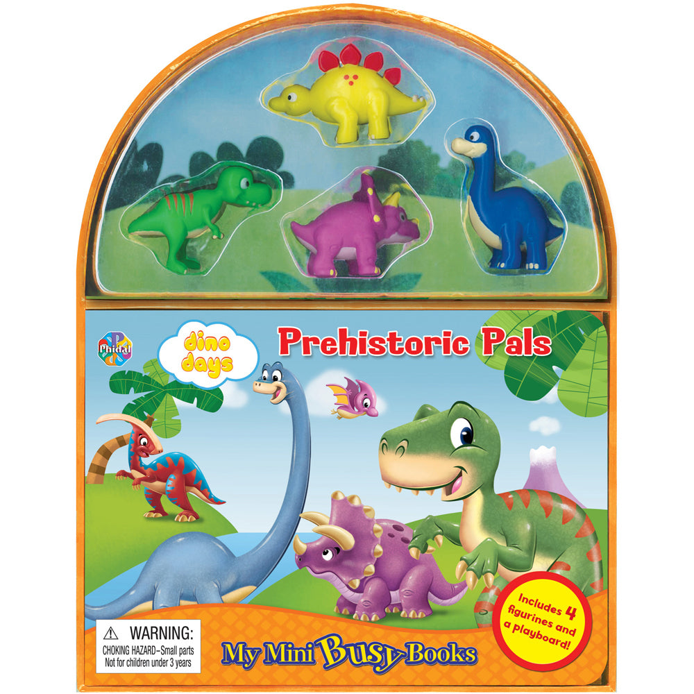 2PK Dinos Mini Busy Kids/Children Educational Book 3y+