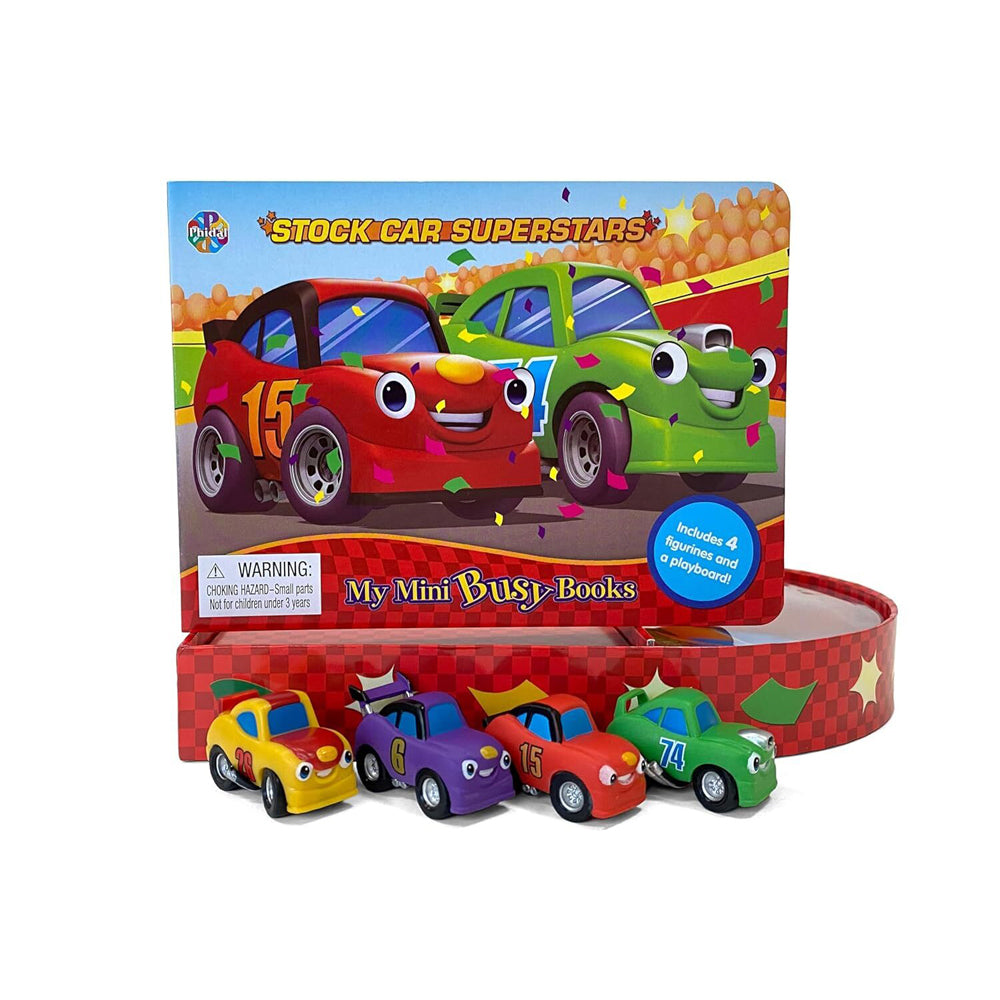 2PK Race Cars Mini Busy Kids/Children Educational Book 3y+