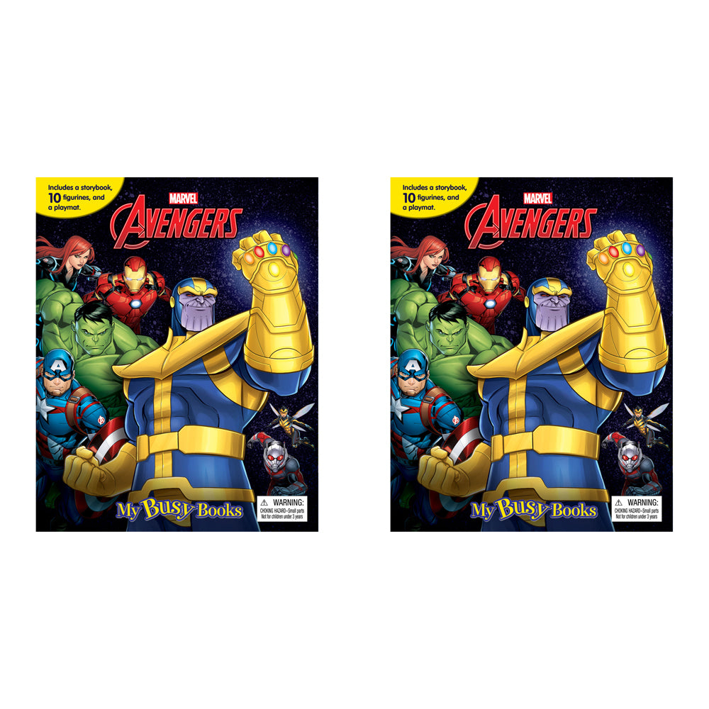 2PK Marvel Avengers Infinity My Busy Book Kids Activity Kit 3y+