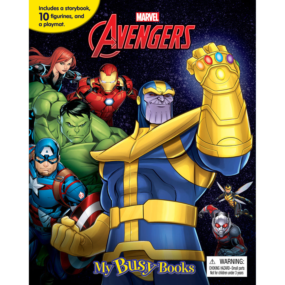 2PK Marvel Avengers Infinity My Busy Book Kids Activity Kit 3y+