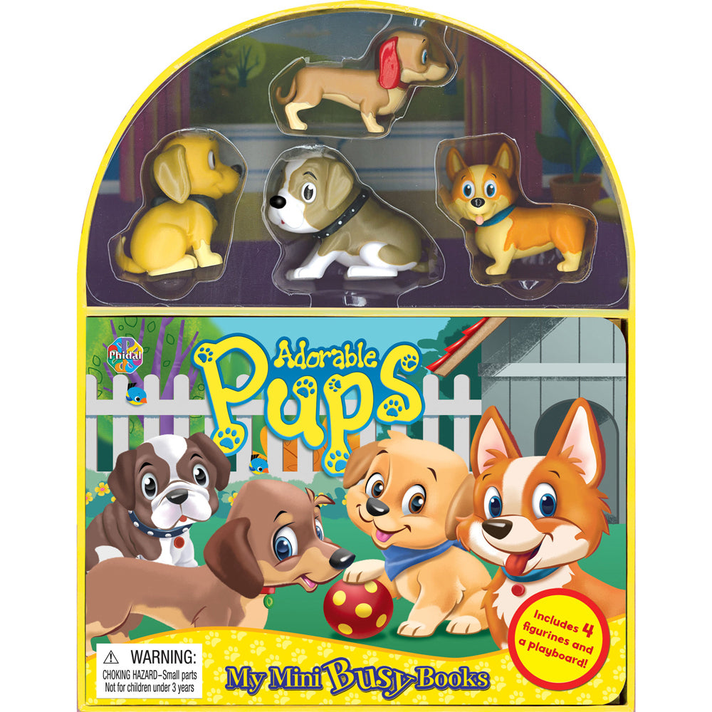 2PK Puppies Mini Busy Kids/Children Educational Book 3y+