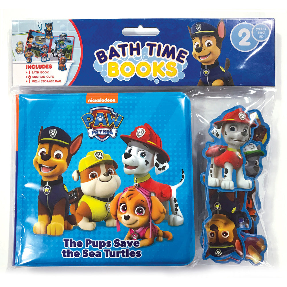 2PK Paw Patrol Kids/Children Bathtime Books Eva Bag 3y+