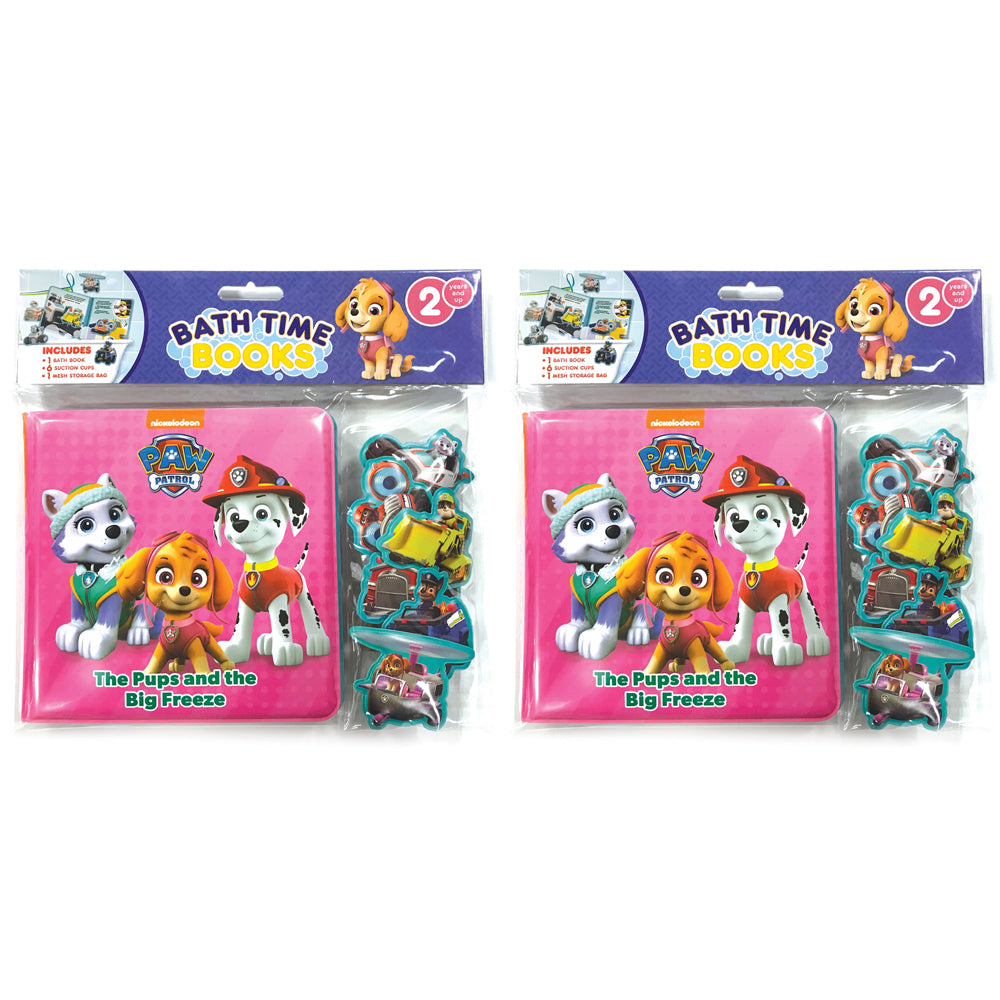 2PK Paw Patrol Girls Kids/Children Bath Time Books Eva Bag 3y+