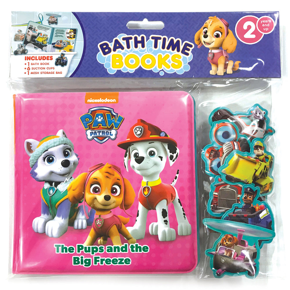 2PK Paw Patrol Girls Kids/Children Bath Time Books Eva Bag 3y+