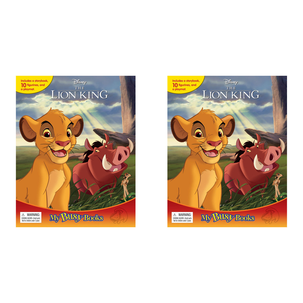 2PK Disney Lion King My Busy Book Kids Activity Kit 3y+