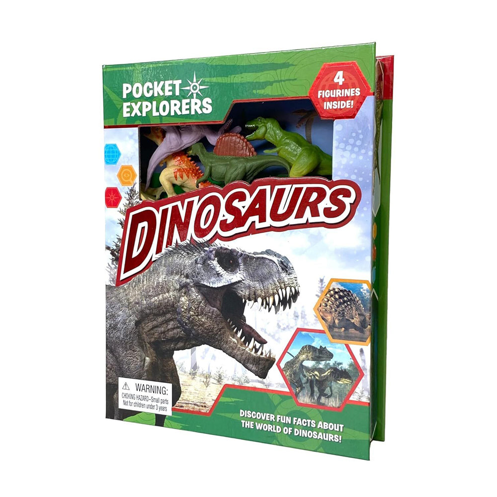 2PK Dinosaurs Pocket Explorers Kids/Children Educational Book 3y+