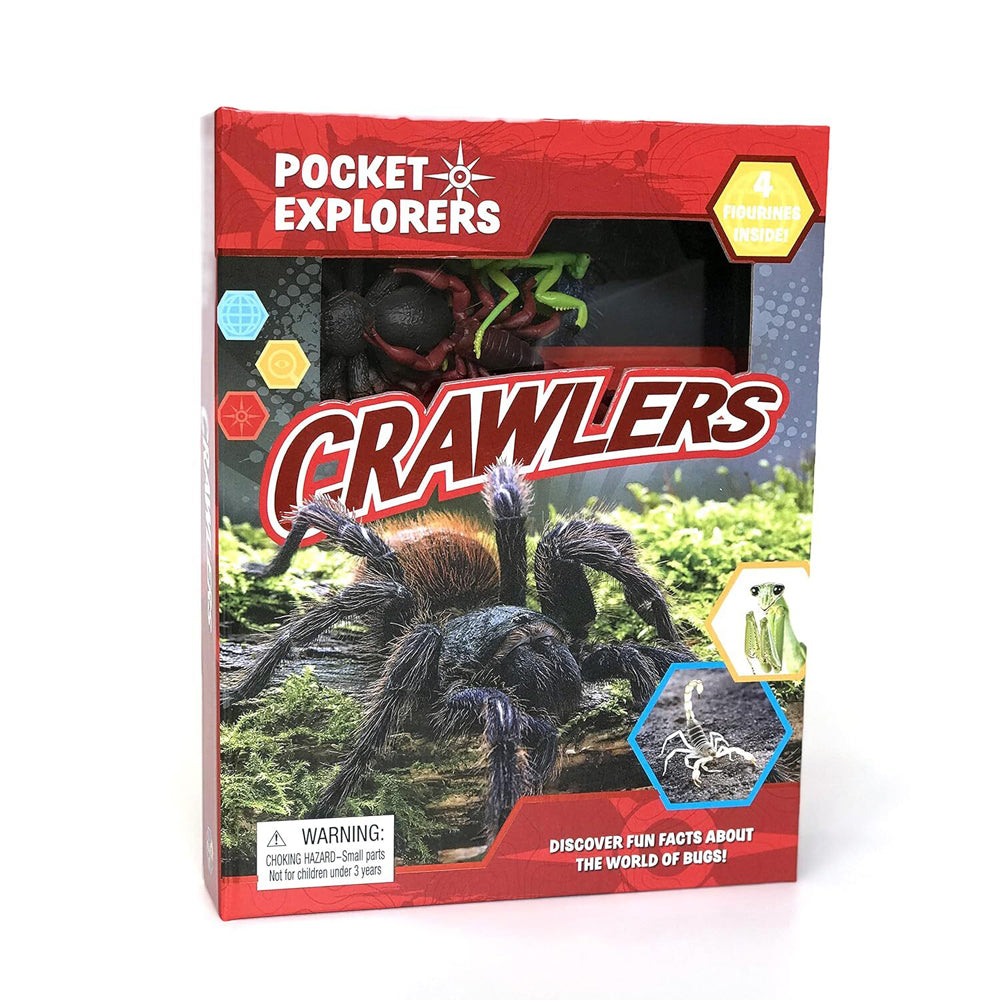 2PK Crawlers Pocket Explorers Kids/Children Educational Book 3y+