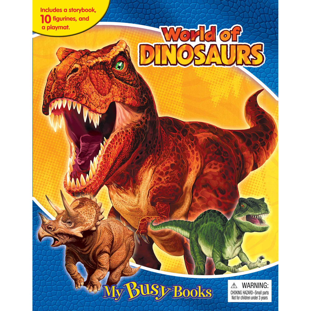 2PK Dinosaurs My Busy Book Kids/Children Activity Kit 3y+