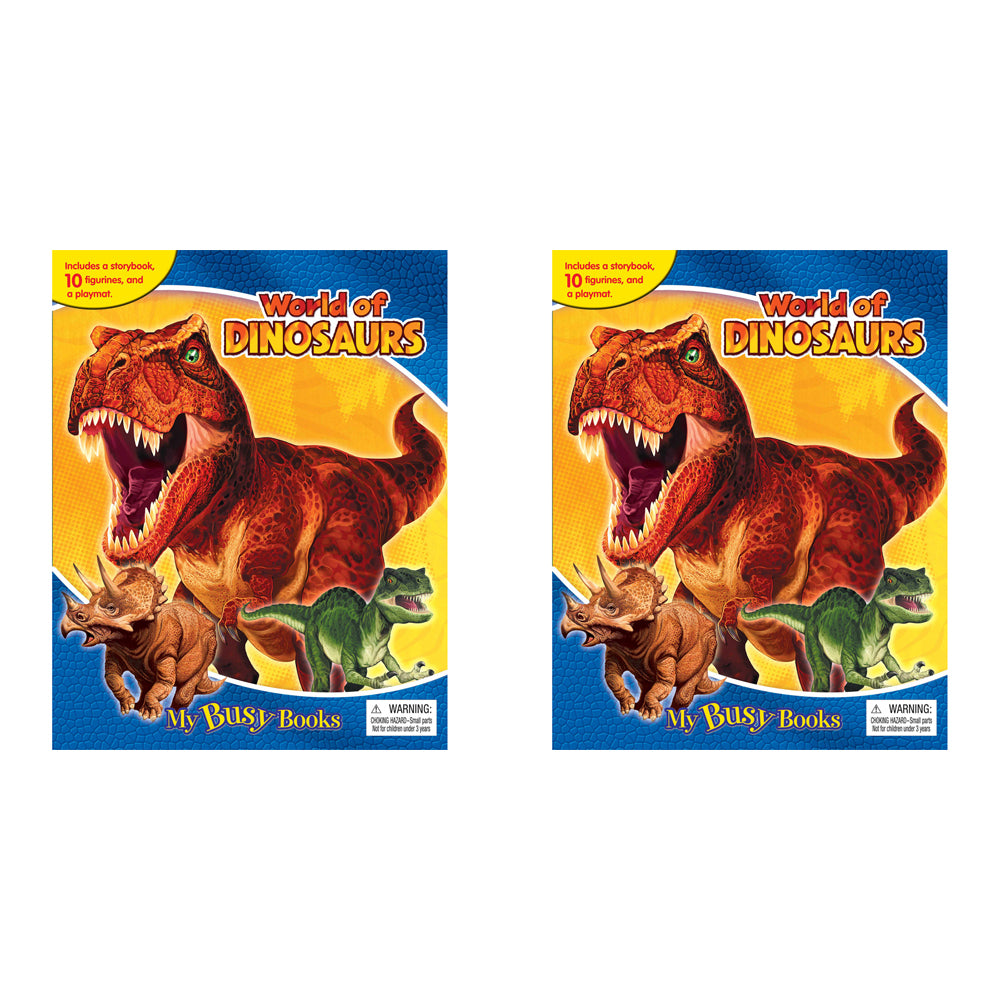 2PK Dinosaurs My Busy Book Kids/Children Activity Kit 3y+